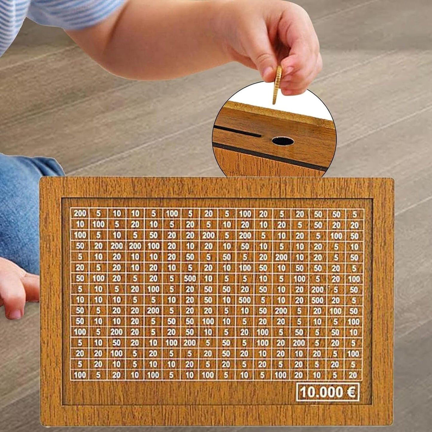 Wooden Savings Box